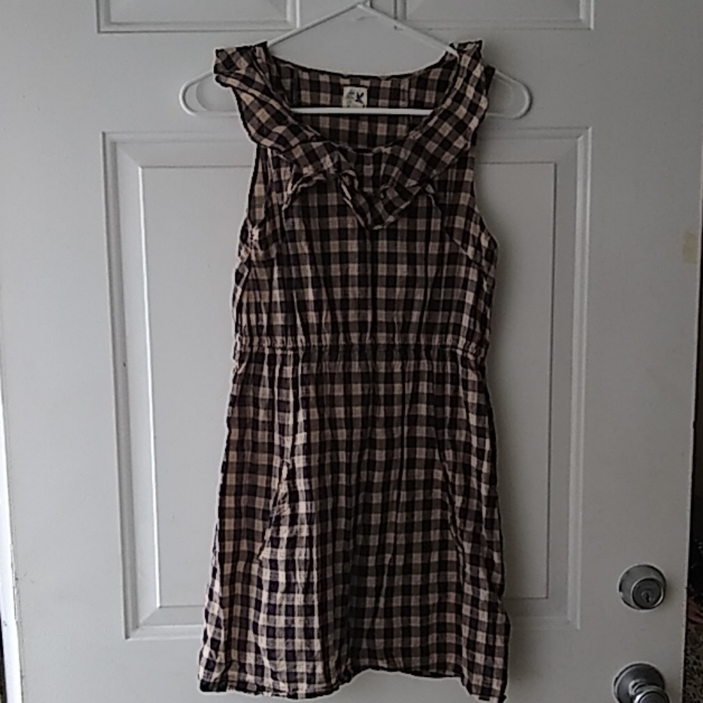 Anthropologie plaid dress